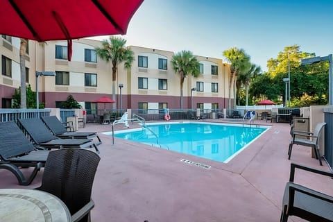 Soak up the sun beside the refreshing outdoor pool.