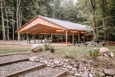 The Fireside Pavilion is available for guests to use when there is not an event. If you would like to secure the pavilion for your event, please contact the host for additional information. 
