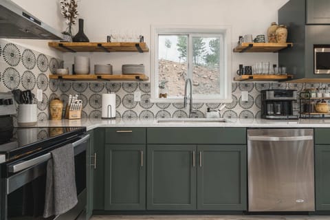 Fully stocked kitchen