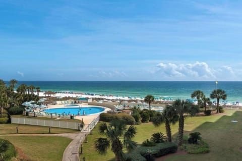 Beautiful gulf and pool views from your balcony