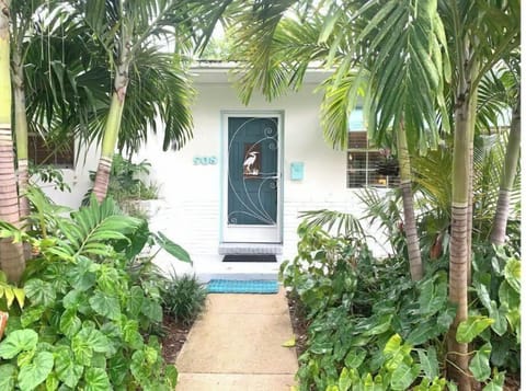 Tropical front entrance