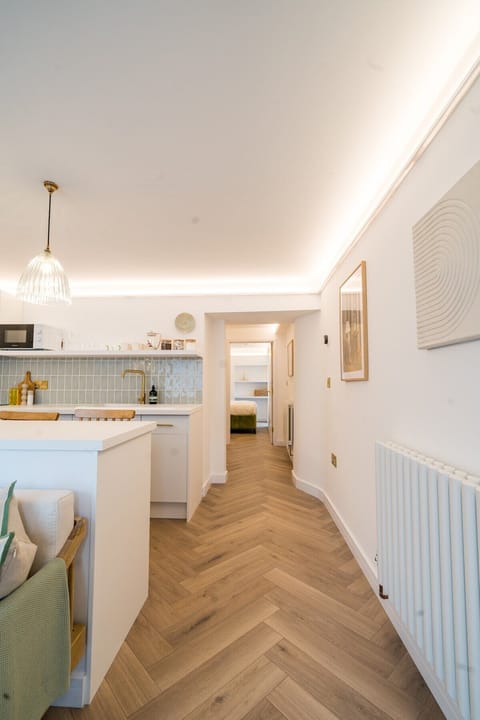 Spacious dining hall connecting to bedroom