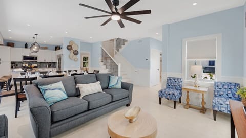 The great room offers an open feel...