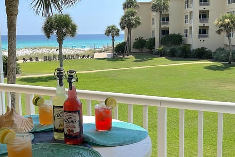 Dine Alfresco on your Covered Balcony ~ Overlooking the Emerald Coast ~ Perfect Place to Rest & Relax!