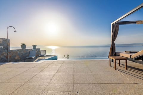 The pool area is well-appointed with 2 sun beds, a gazebo and a poolside shower for your comfort.