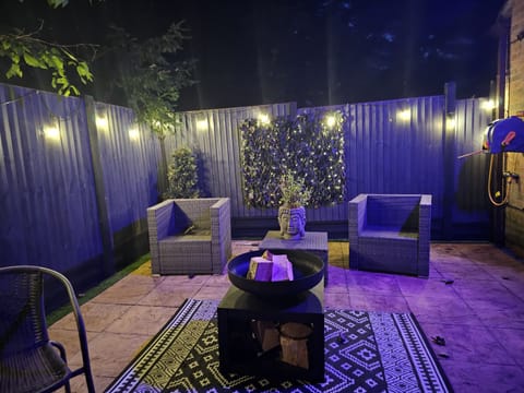 Patio by night