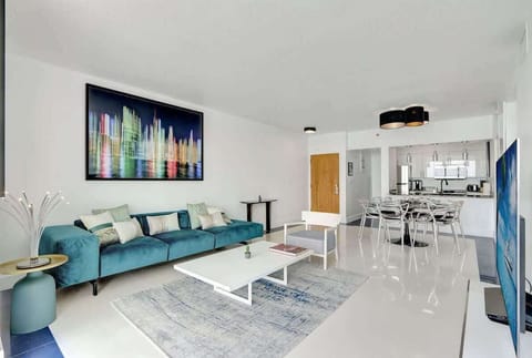 Spacious living room with most of the furniture imported from France.