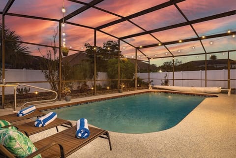 Those West Coast Sunsets from the Screened in Pool and Lanai