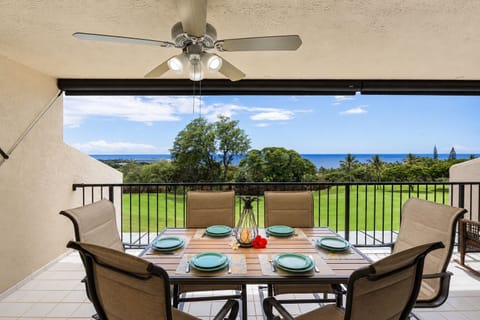 Spectacular ocean and golf course views from Country Club Villas 305