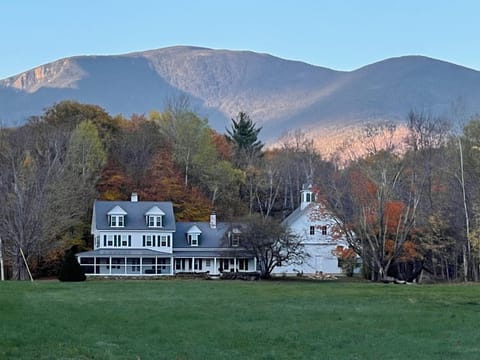 House with Carter Notch in Autumn