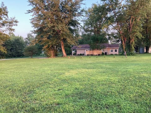 Facing South from across the field