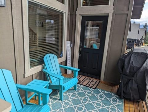 Enjoy your morning coffee on the front porch looking at the mountains.