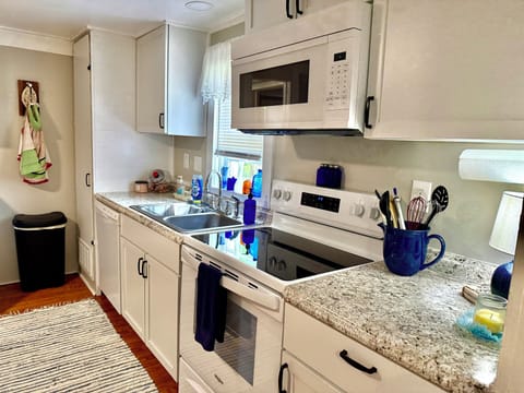 Fully stocked kitchen