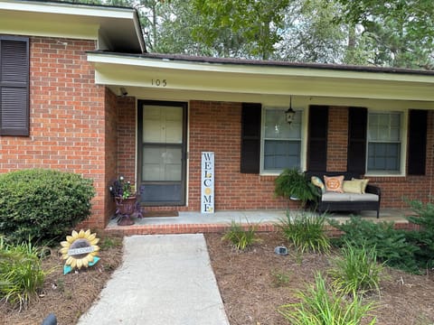 Front porch with Key Code Lock