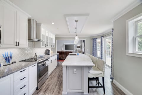 Spacious Kitchen with Oversized Island
