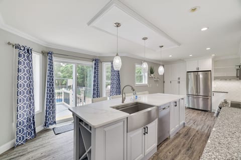 Spacious Kitchen with Oversized Island