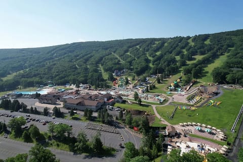 Soak up sweeping resort views surrounded by lush mountain scenery.