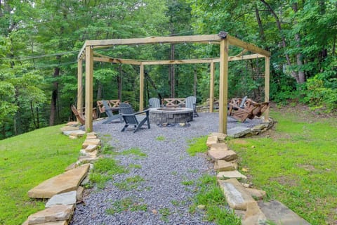 Large Firepit | Outdoor Seating | Fairy Lights