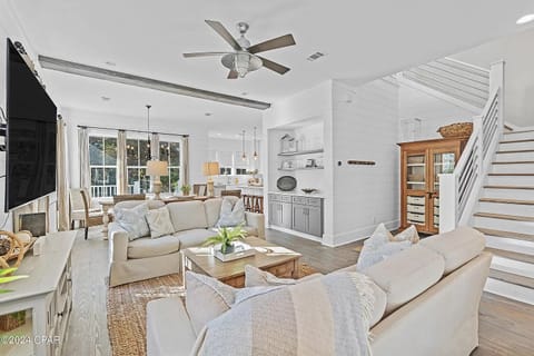 Plenty of space for the entire family to spread out and relax