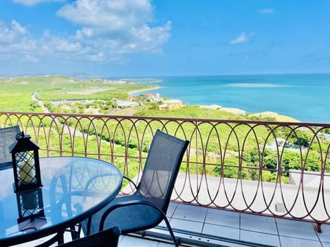 Sip your coffee from the balcony