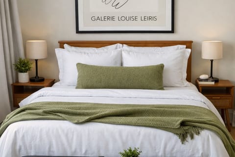 Quite primary bedroom with comfortable mattress and hotel-quality lines for restful nights.