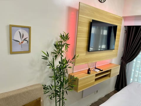 The Netflix-ready Television in the bedroom.