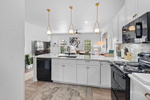 Kitchen to Living Room View