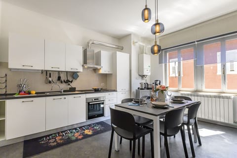 Kitchen and dining area