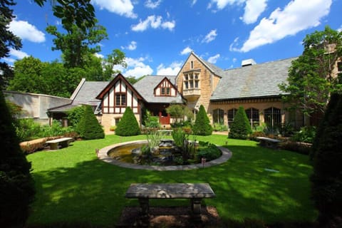 Stroll through manicured gardens and enjoy peaceful courtyard moments.