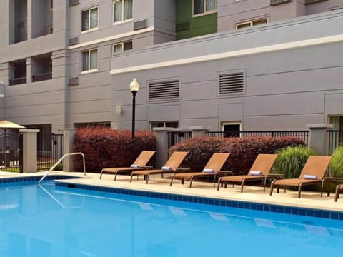 Dive into refreshing laps and lounge poolside in sunshine.