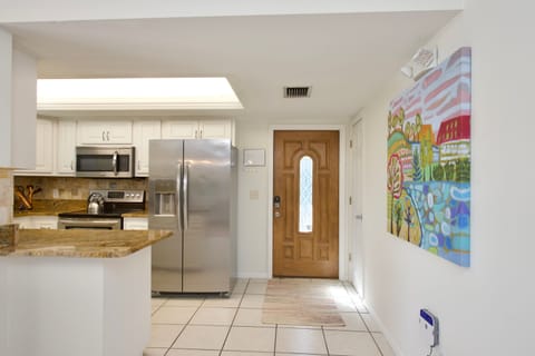 Entry and galley kitchen