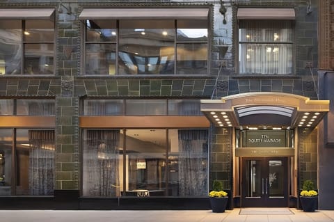 Arrive in style at a welcoming, well-lit entrance.