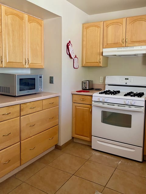 Kitchen with Newer Microwave