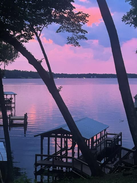 View of lake from the deck
