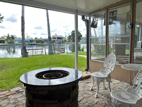 Master Patio. Perfect for morning coffee!
