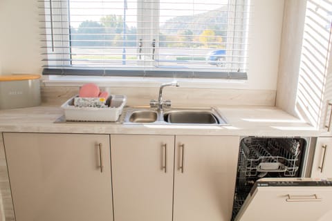 Kitchen with dishwasher at 4 Bynack