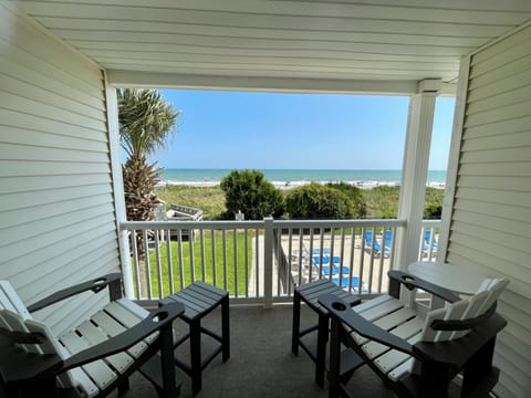 Private balcony with ocean view
