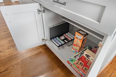 Board games and poker set to keep your friends and family entertained.