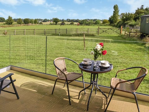 Terrace | Chestnut Lodge - Solar Rise Lodges, Old Buckenham