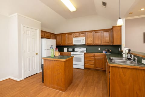 Fully stocked kitchen