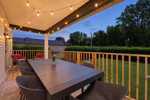 Cozy porch area
