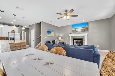 Kitchen to living room view