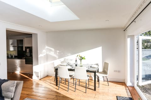 open plan dining area