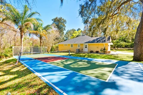 Welcome to Magnolia! A one-of-a-kind retreat — enjoy a private acre with pickleball, a heated pool, foosball, arcade, and a welcoming home for unforgettable getaways!