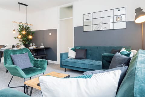 Watch your favorite shows on the flat-screen TV or curl up with a good book in this plush sofas and enjoy the feel and comforts of your own home