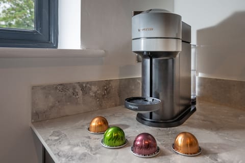 Start your day right with a sleek coffee maker, perfect for your morning brew!