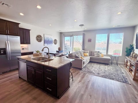 Kitchen and Living Area