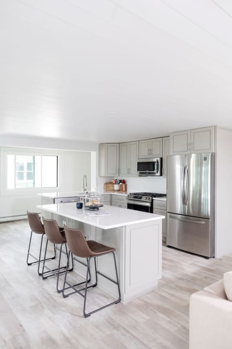 Plug in your laptop on the island should a work-cation be in the cards for you.