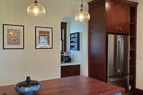 We'll get you started with some beverages, the fridge has ice and water, and you'll have plenty of room to bring anything else you need.