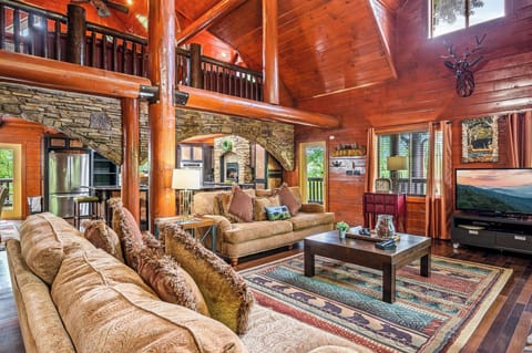 Bear Family Manor's cozy living area